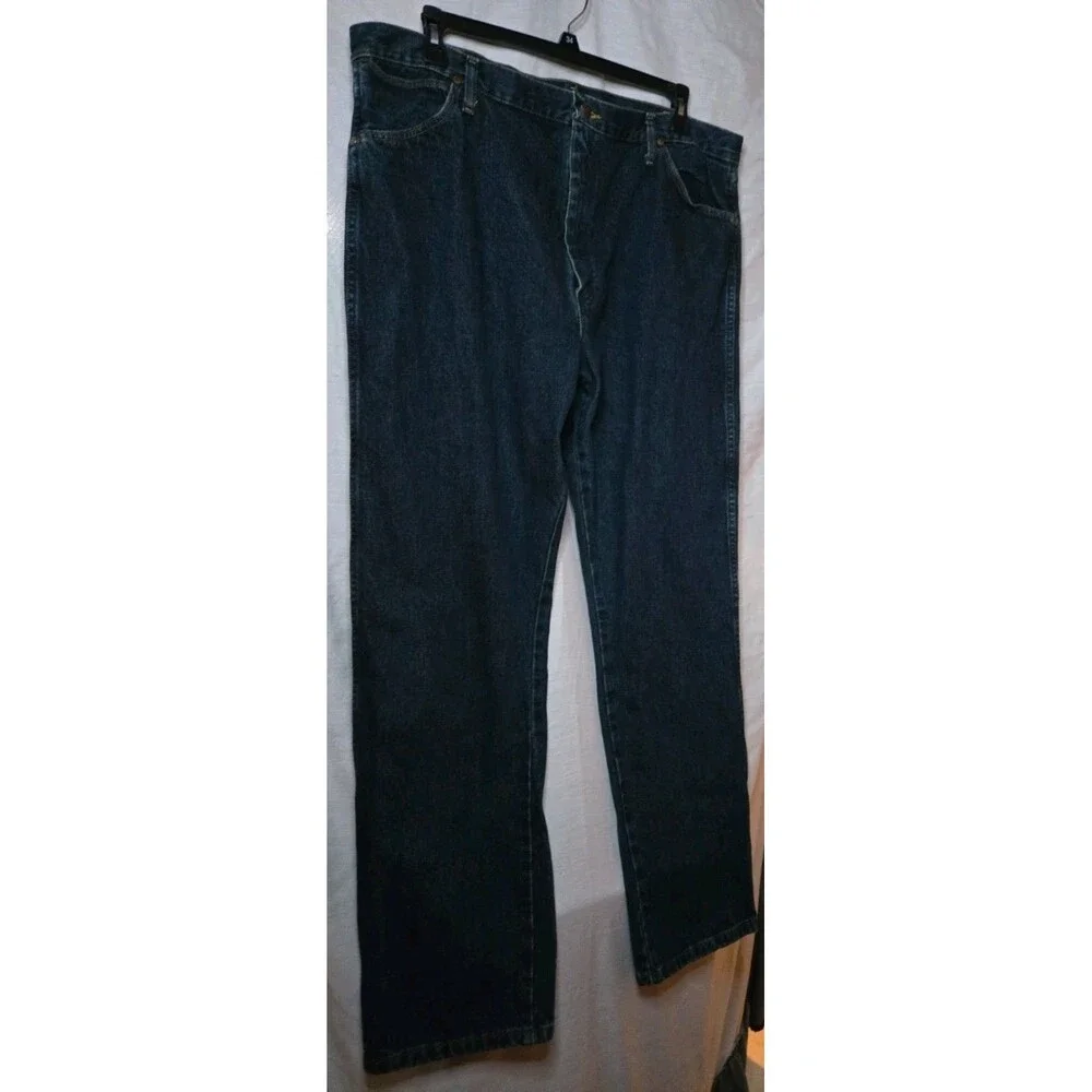 WRANGLER 13MWZ Original Fit Cowboy Cut Jeans DarkWash Denim Mens 40x32